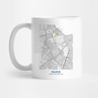 La Coruna Stadium Map Design Mug